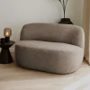Discount Drawer MO Banquette 2 places en tissu bouclette