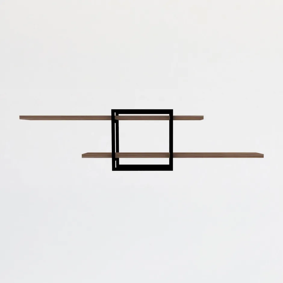 New Drawer MOA Étagère murale en bois et métal L120cm
