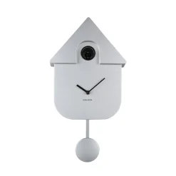 Hot Karlsson MODERN CUCKOO Horloge à pendule finition métallisée