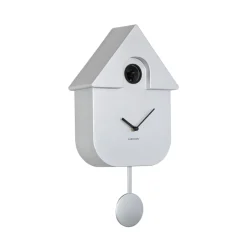 Hot Karlsson MODERN CUCKOO Horloge à pendule finition métallisée