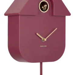 New Karlsson MODERN CUCKOO ORO Horloge murale en métal avec coucou