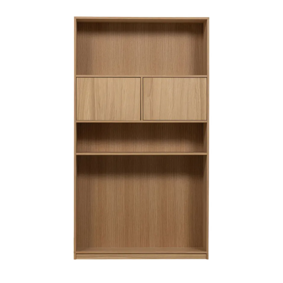 Hot Vtwonen MODULAIR Bibliothèque 2 portes en bois H199cm