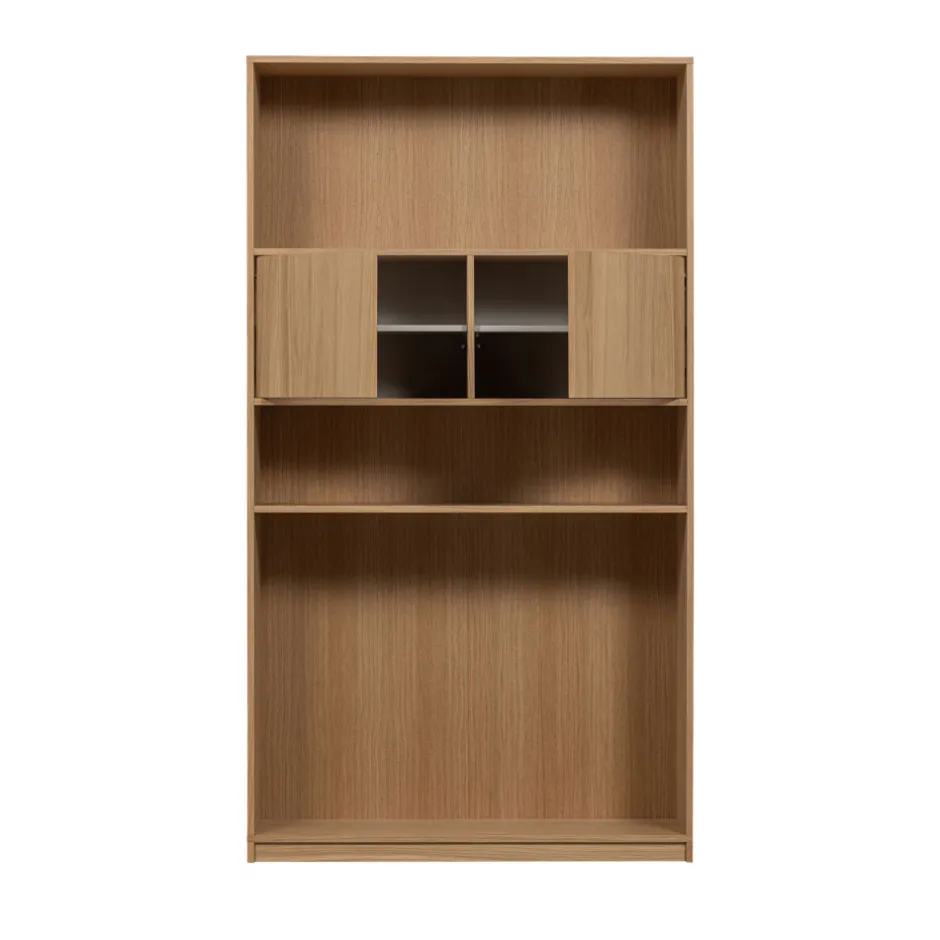 Hot Vtwonen MODULAIR Bibliothèque 2 portes en bois H199cm