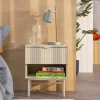 Sale Drawer MOLLY Table de chevet 1 tiroir, 1 niche en bois et métal
