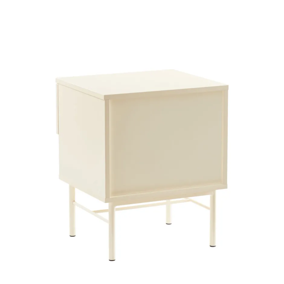 Sale Drawer MOLLY Table de chevet 1 tiroir, 1 niche en bois et métal