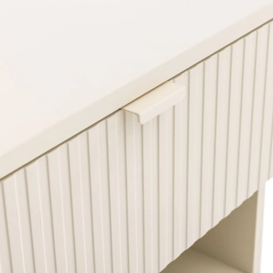 Sale Drawer MOLLY Table de chevet 1 tiroir, 1 niche en bois et métal