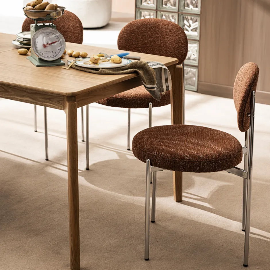 Discount Drawer MONA Table à manger extensible 6 à 10 personnes en bois 160-205x90cm