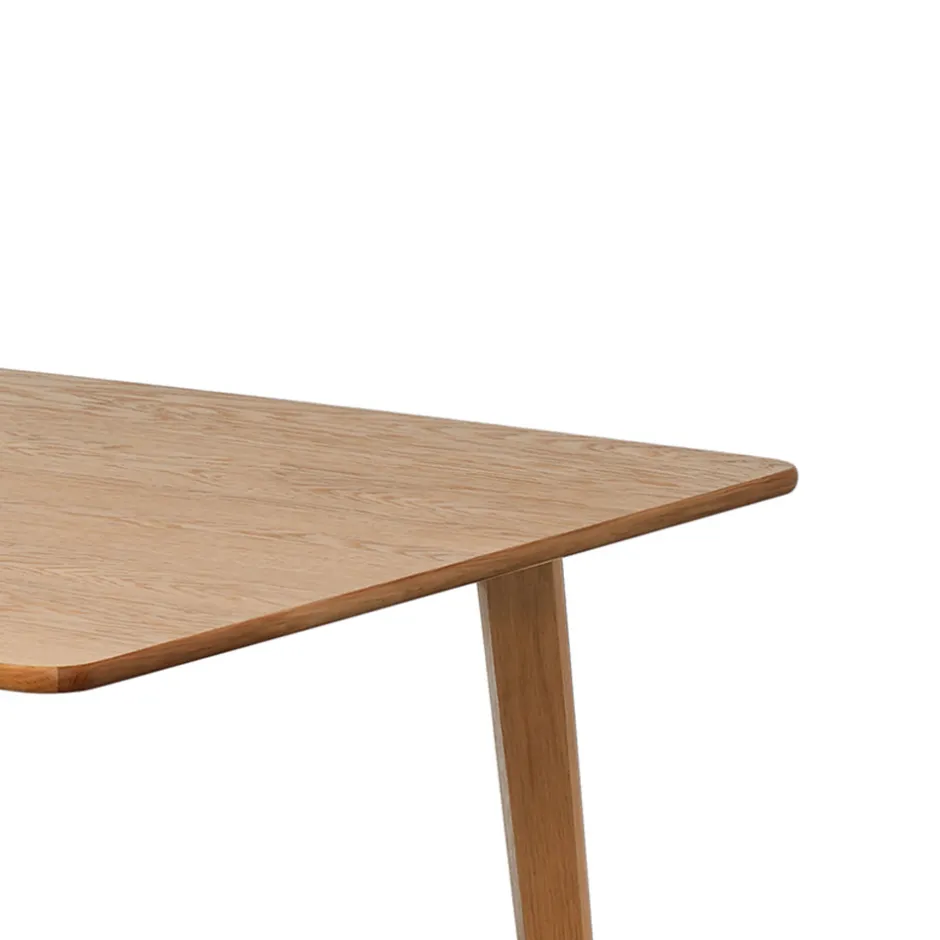 Discount Drawer MONA Table à manger extensible 6 à 10 personnes en bois 160-205x90cm