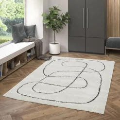 Discount Drawer MONA Tapis contemporain à motif organique