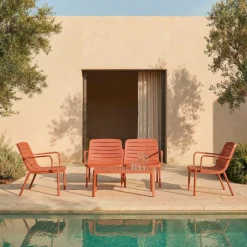 Discount Drawer MORO Salon de jardin 4 places en résine
