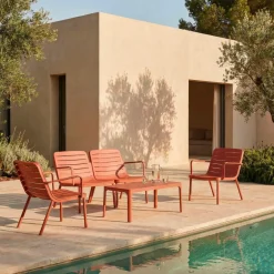 Discount Drawer MORO Salon de jardin 4 places en résine