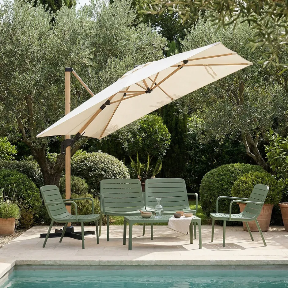 Discount Drawer MORO Salon de jardin 4 places en résine