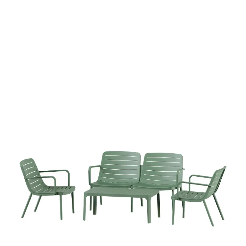 Discount Drawer MORO Salon de jardin 4 places en résine