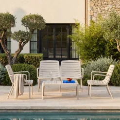 Discount Drawer MORO Salon de jardin 4 places en résine
