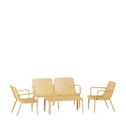 Discount Drawer MORO Salon de jardin 4 places en résine