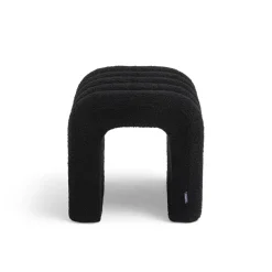 New Drawer MUI Tabouret rembourré en tissu bouclette