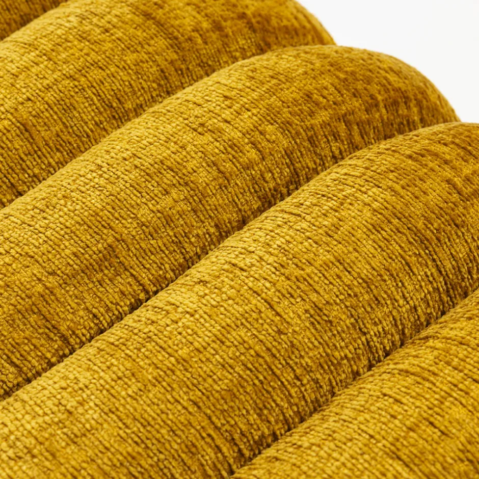 Sale Drawer MUI Tabouret rembourré en tissu chenille