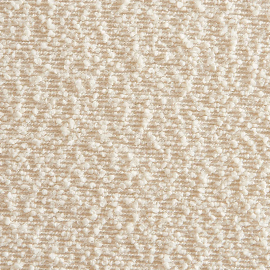 Online No name NALON Lot de 2 chaises en tissu bouclette et métal