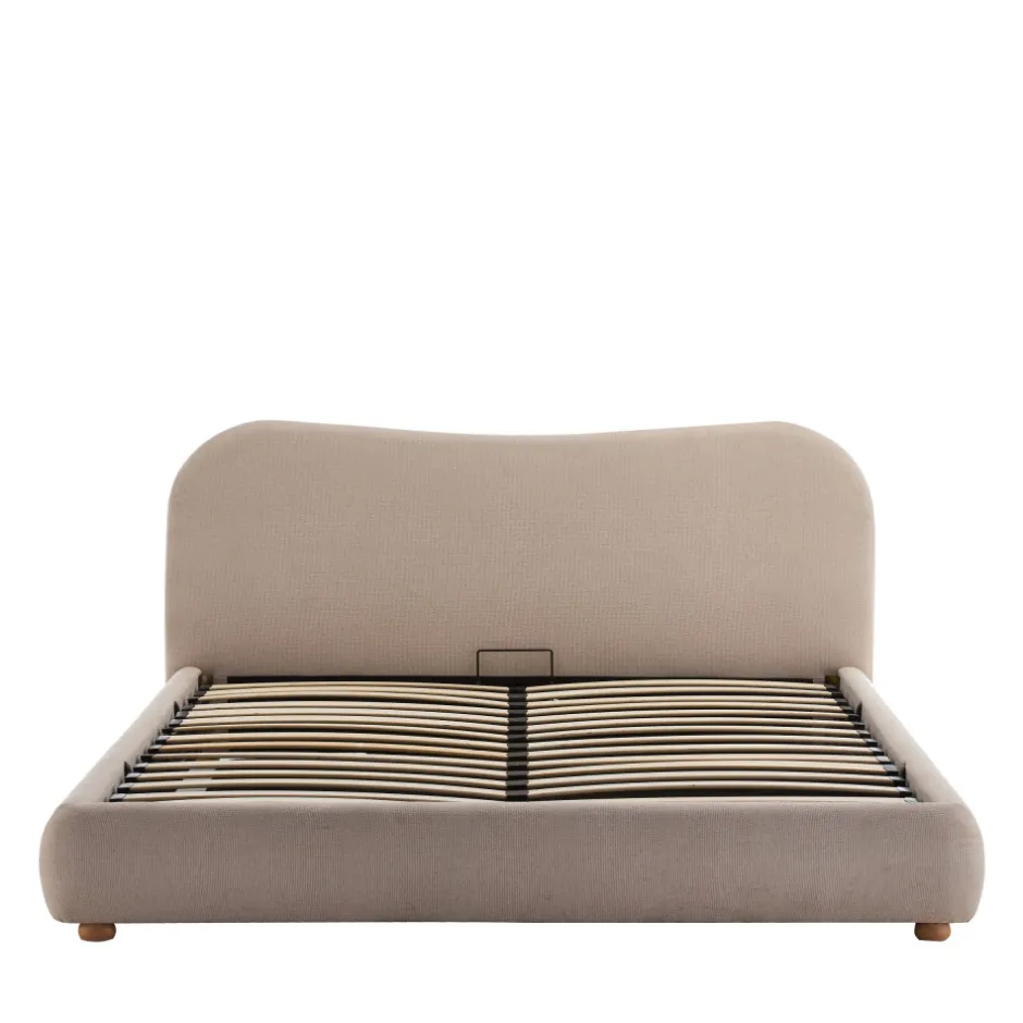 Hot Drawer NAPO Lit coffre en tissu 160x200cm
