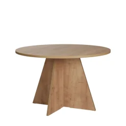 Hot Drawer NARO Table à manger 4 personnes ronde en bois