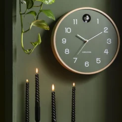 Best Karlsson NATURAL CUCKOO Horloge murale ronde ø31,5cm