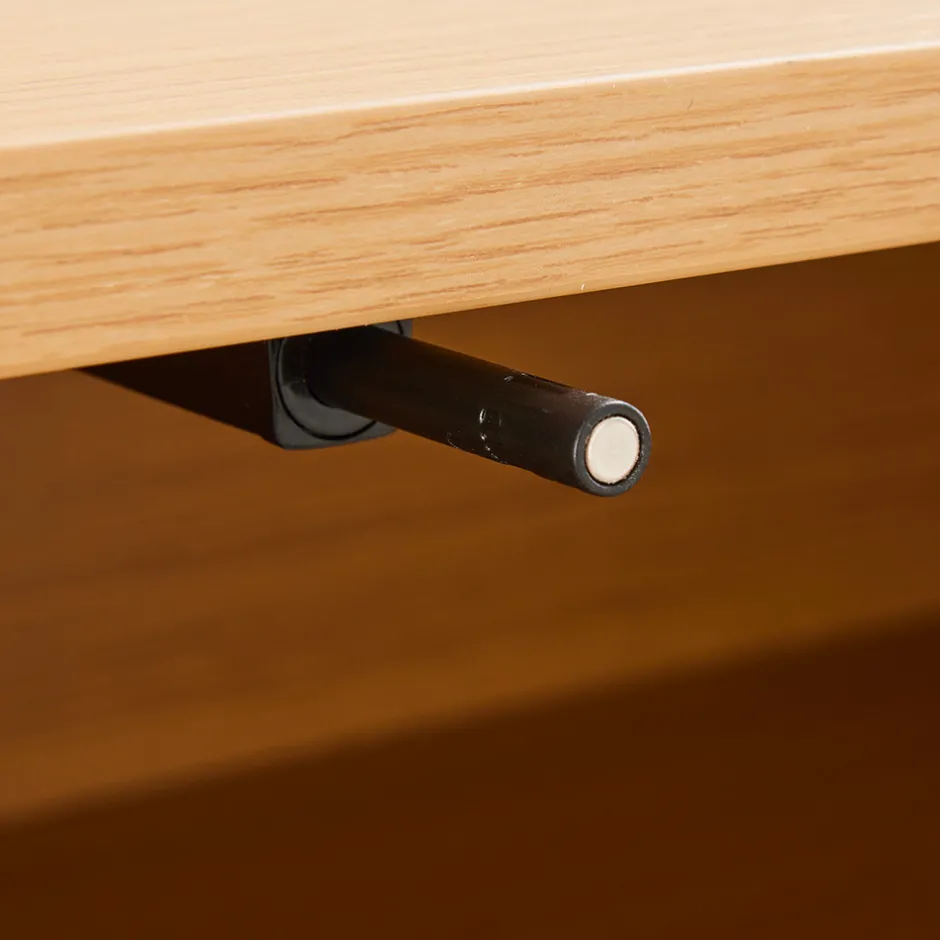 Online Drawer NAVAN Meuble tv 3 portes en bois L160cm