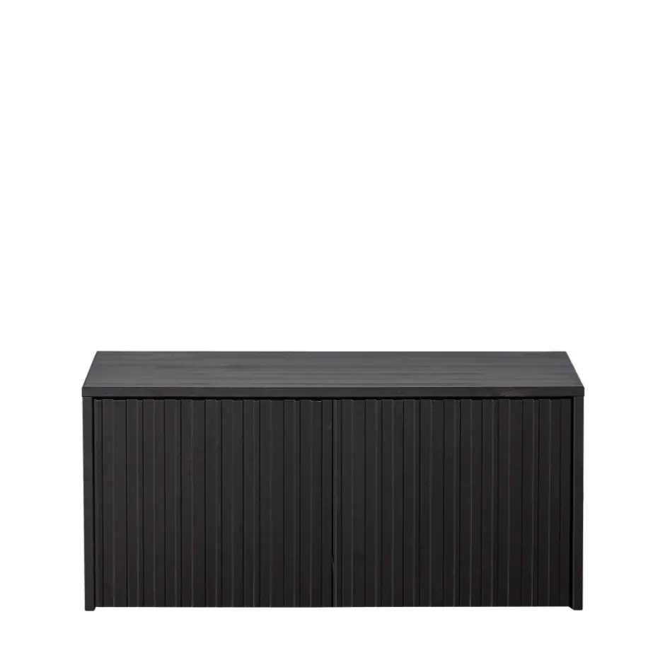 New Woood NEW GRAVURE Banc d'entrée avec rangement en bois L88cm