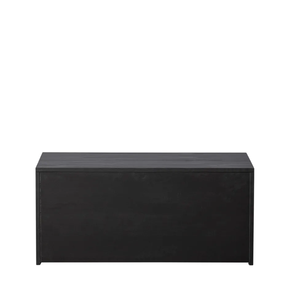 New Woood NEW GRAVURE Banc d'entrée avec rangement en bois L88cm