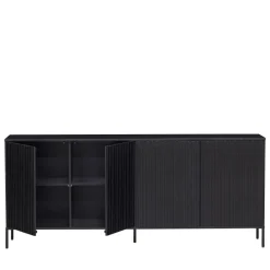 Online Woood NEW GRAVURE Buffet 4 portes en bois L200cm