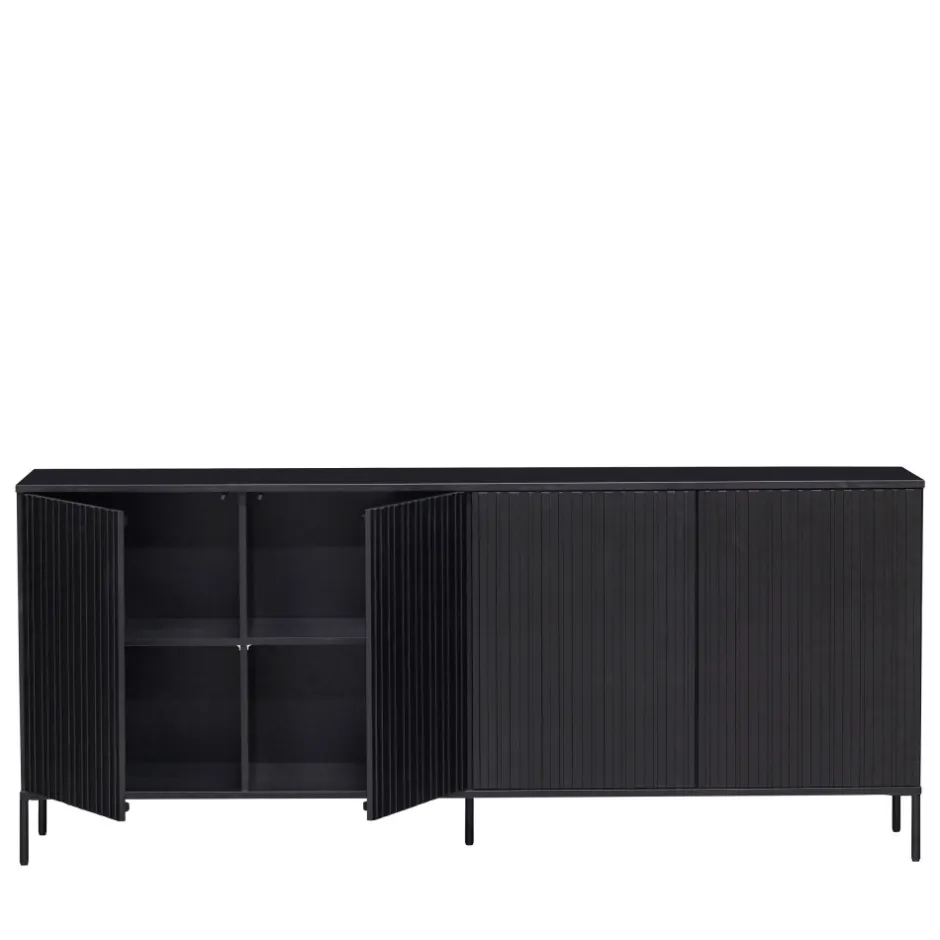Online Woood NEW GRAVURE Buffet 4 portes en bois L200cm