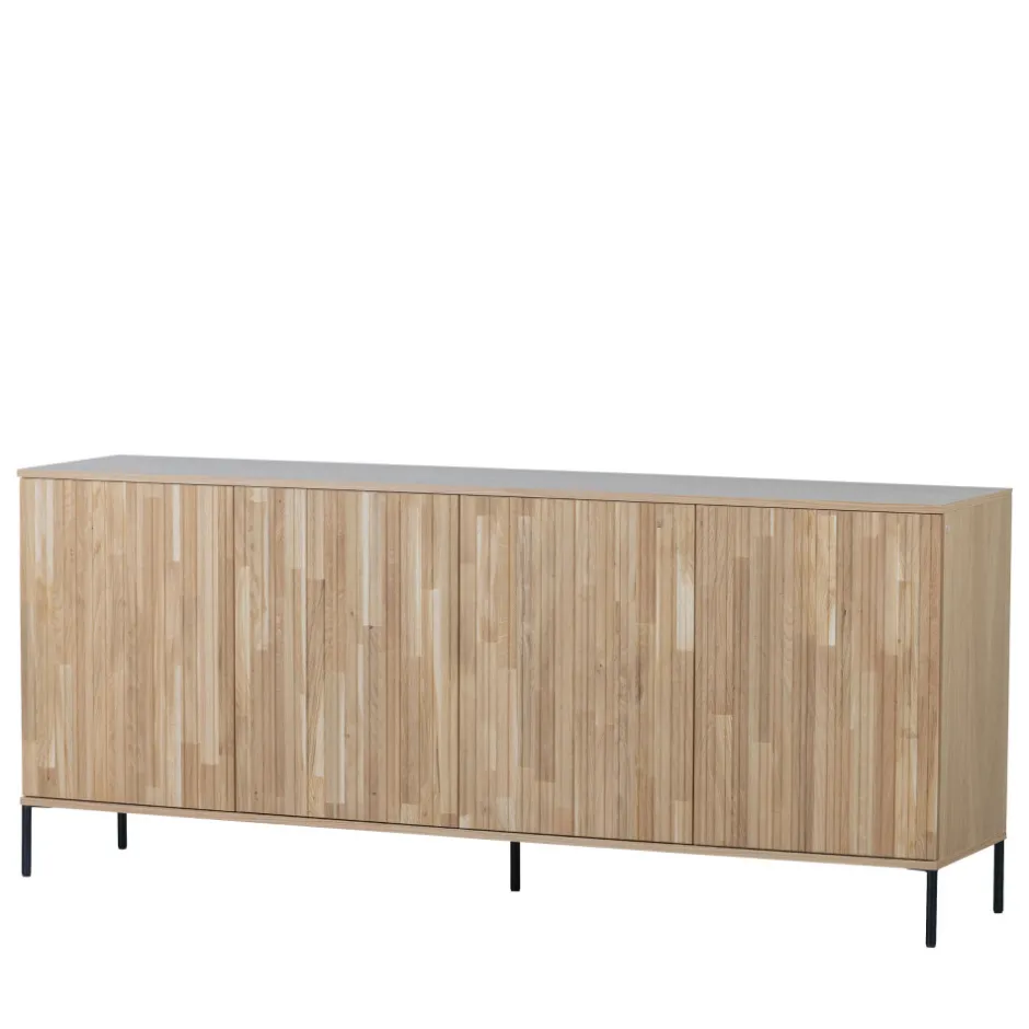 Online Woood NEW GRAVURE Buffet 4 portes en bois L200cm