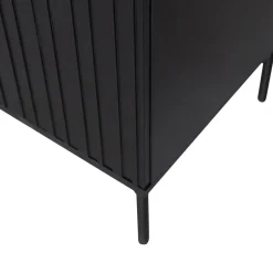 Clearance Woood NEW GRAVURE Colonne de rangement en bois 2 portes 1 tiroir H210cm