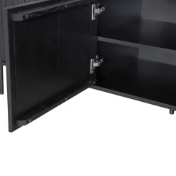 Clearance Woood NEW GRAVURE Meuble TV en bois L150cm