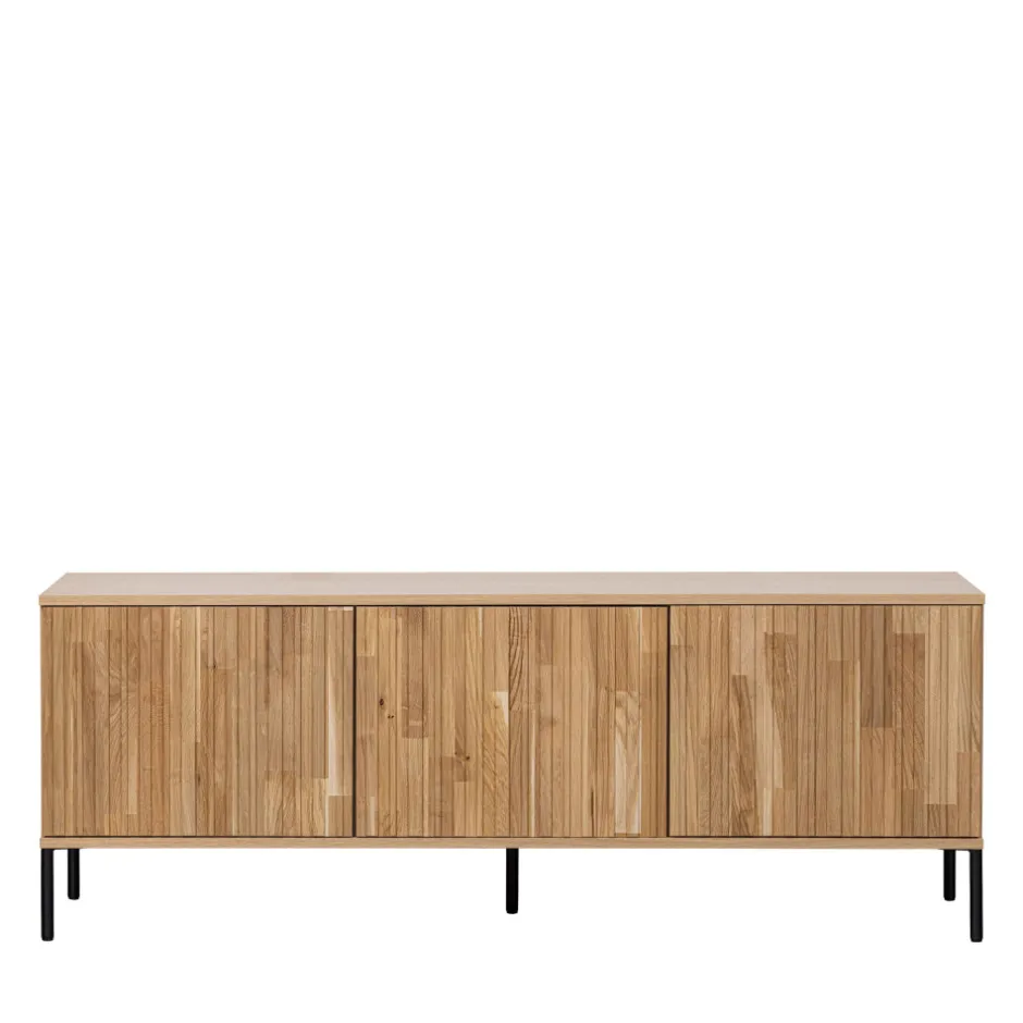 Clearance Woood NEW GRAVURE Meuble TV en bois L150cm
