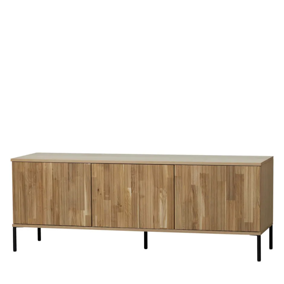 Clearance Woood NEW GRAVURE Meuble TV en bois L150cm