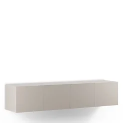Discount No name NEXA Meuble TV suspendu 4 portes en bois L180cm