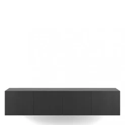 Discount No name NEXA Meuble TV suspendu 4 portes en bois L180cm