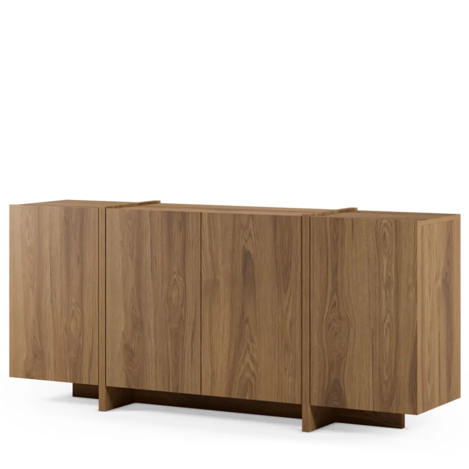 Hot Drawer NICOLE Buffet 4 portes en bois L180cm