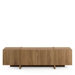 Drawer NICOLE Meuble TV 4 portes en bois 180cm
