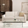 Clearance Drawer NIDO Table basse double plateau en verre L110cm