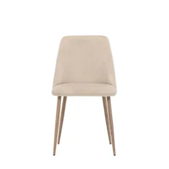 Outlet Venture Home NIGHT Lot de 2 chaises en velours et métal