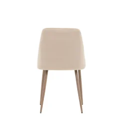 Outlet Venture Home NIGHT Lot de 2 chaises en velours et métal