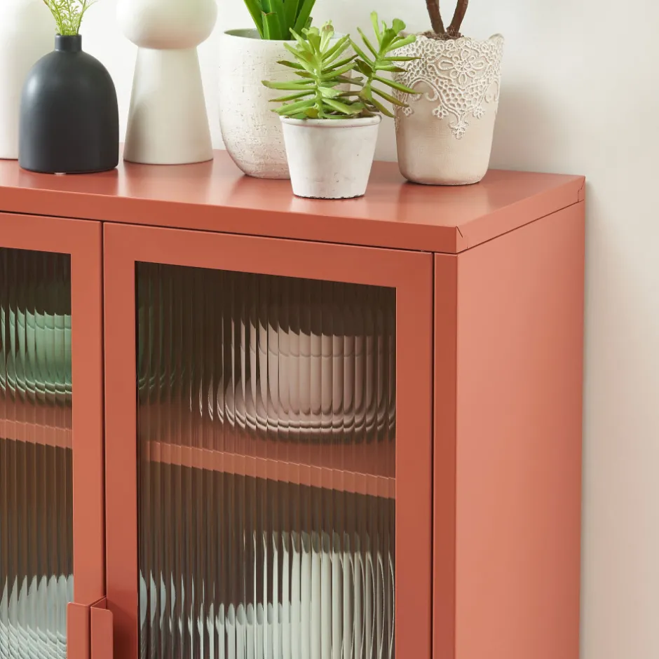 Discount Pantone NINO Buffet 2 portes en métal L75cm