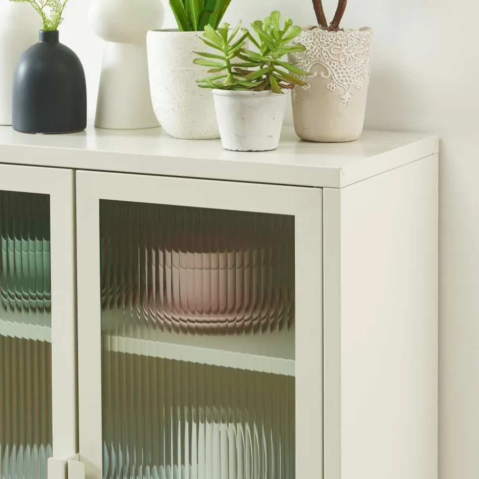 Discount Pantone NINO Buffet 2 portes en métal L75cm