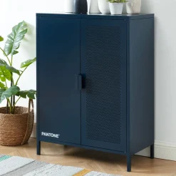 Pantone NINO Buffet haut 2 portes en métal H100cm