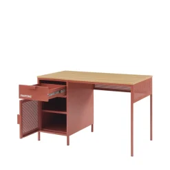 Discount Pantone NINO Bureau 1 porte 1 tiroir en métal L120cm