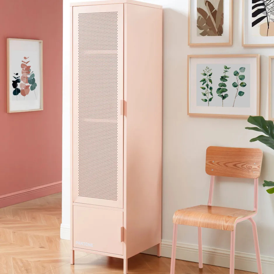 Clearance Pantone NINO Colonne de rangement 2 portes en métal H180cm