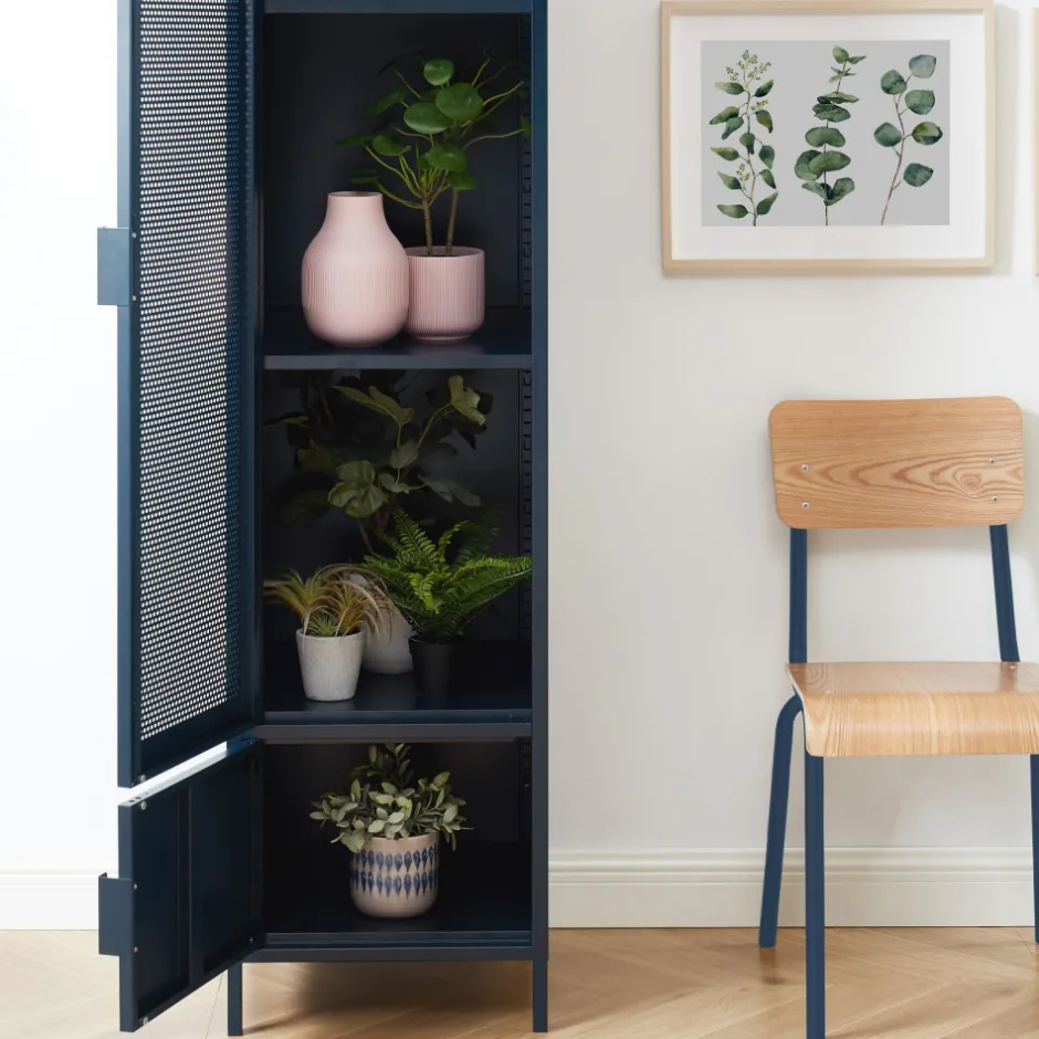 Clearance Pantone NINO Colonne de rangement 2 portes en métal H180cm