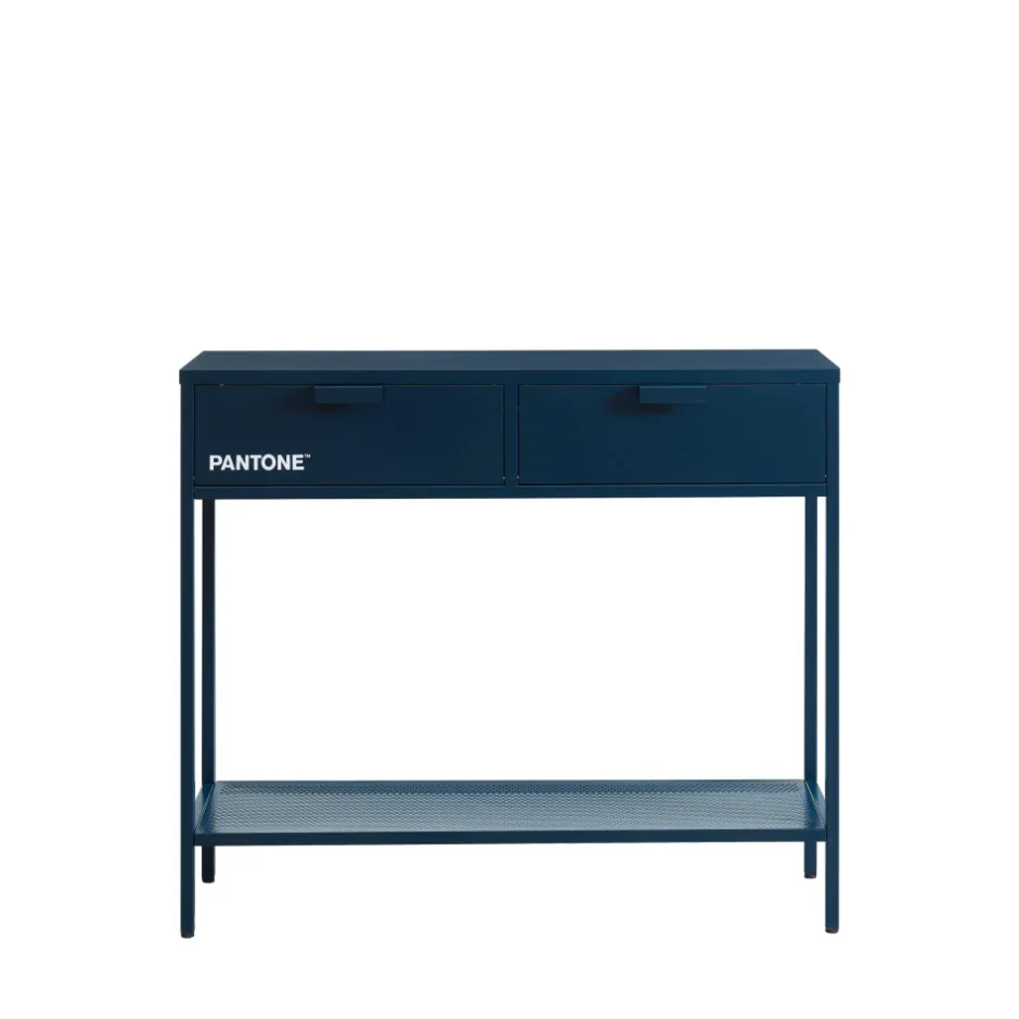 Sale Pantone NINO Console 2 tiroirs en métal L100cm