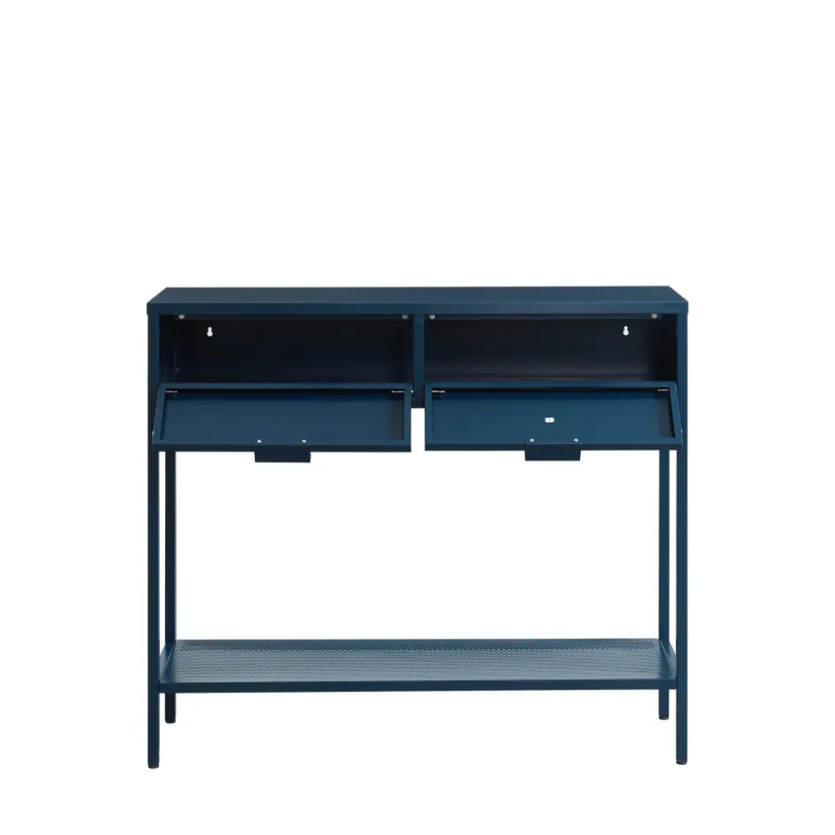Sale Pantone NINO Console 2 tiroirs en métal L100cm